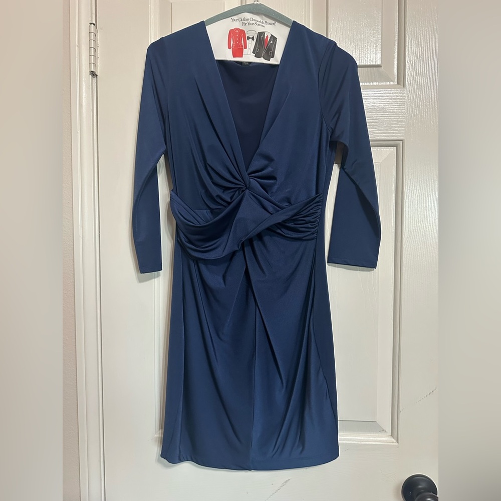 Guess Blue V-neck dress